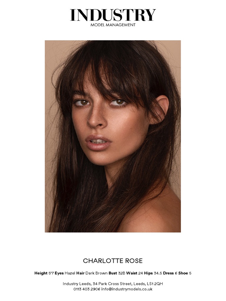 Charlotte Rose Model Profile | PDF | Clothing | Fashion