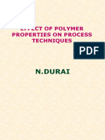 Effect of Polymer Properties on Processing Techniques