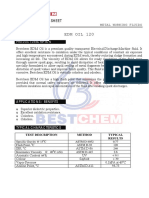 Edm Oil 120: Technical Data Sheet