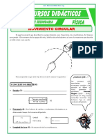 Movimiento Circular para Tercer Grado de Secundaria