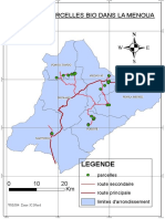 Carte Des Parcelles Bio Dans La Menoua: Legende