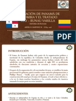 SEPARACIÓN DE PANAMÁ DE COLOMBIA Y EL TRATADO