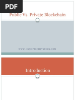 Public Vs Private Blockchain