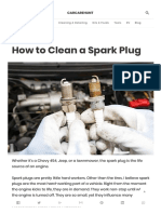Clean Spark Plug