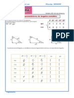 7.-Razones Trigonometricas de Angulos Notables 1sec PDF