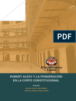 Robert Alexy y La Poderación en La Corte Constitucional