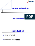 Consumer Behaviour: Dr. Devkant Kala