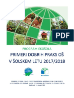 Ekošola - Primeri Dobrih Praks Oš V Šol. Letu 2017-18 PDF