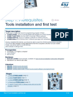 Tools Installation and First Test: Target Description