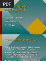 The Intel 8085A Microprocessor