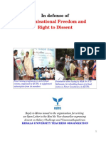 Defense of Organisational Freedom