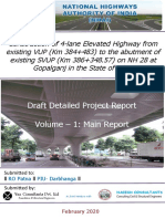 Draft Detailed Project Report Volume - 1: Main Report