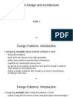 Software Design and Architecture: Week 1