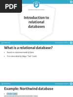 Importing Data in Python I: Introduction To Relational Databases