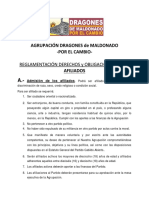 Reglamentación - Derechos y Obligaciones de Los Afiliados