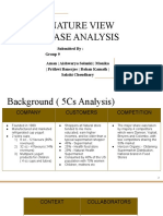 Nature View Case Analysis