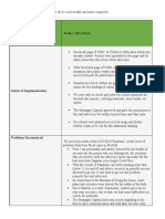 FORM #2: Project Progress Report (To Be Used Weekly and Must Compiled)