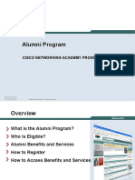 Alumni Program: Cisco Networking Academy Program