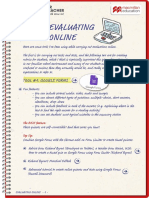 Evaluating Online: Tool #1: Google Forms