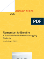 Remember To BREATHE. Jaime Grodberg Presentation