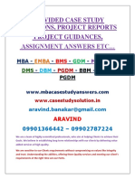Provided Case Study Solutions, Project Reports Project Guidances, Assignment Answers Etc