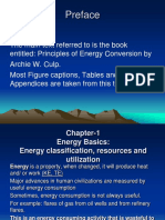 Energy - Conversion - Lectures 1 and 2