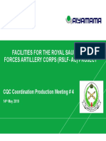 # 4 (RSLF- AC) Project - CQC COORDINATION  PRODUCTION MEETING -  12 May 2019 Final Approved By Mr