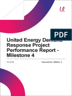 United Energy Demand Response Project Performance Report Milestone 4 PDF
