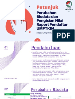 Perubahan Biodata Dan Pengisian Raport Siswa PDF