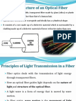 Optical Fiber Structure & Light Transmission