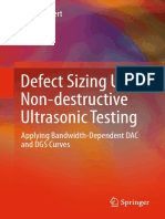 Defect Sizing Using Non-Destructive Ultrasonic Testing Applying Bandwidth-Dependent DAC and DGS Curves by Wolf Kleinert (Auth.) PDF