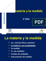 U1 La Materia y La Medida