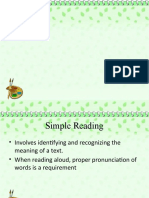 Critical and Simple Reading