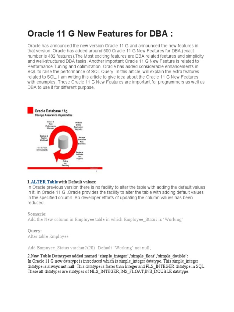 Oracle 11 G Vs 12 C | PDF | Relational Model | Database Index