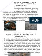 AFECCIONES EN ALCANTARILLADO Y SANEAMIENTO