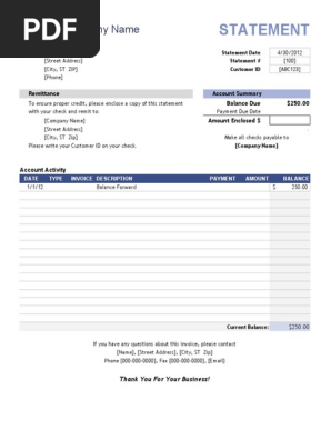 billing-statement