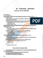 ListaFacultati - Ro Subiecte Admitere Universitatea Bucuresti Teologie Baptista 1998