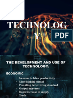 The Development and Impact of Technology in Economic, Political, and Social Spheres