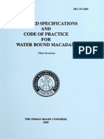 IRC 19-2005 STANDARD SPECIFICATIONS AND CODE OF PRACTICE FOR WATER BOUND MACADAM (Third Revision) PDF