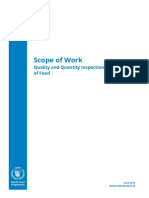 ANNEX II - Scope of Work-Quality and Quantity Inspection of Food