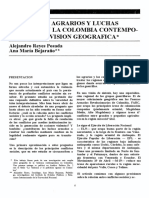 1988 - Reyes y Bejarano (1988) - Conflictos Agrarios y Luchas Armadas en Colombia PDF