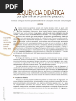 TEXTO V - SEQUÊNCIA DIDÁTICA PARA ESCRITA E REESCRITA