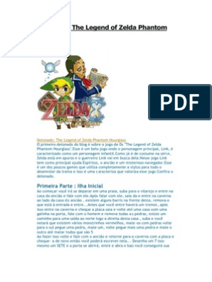 Detonado The Legend of Zelda Phantom Hourglass, PDF, A Lenda de Zelda