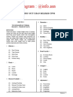 Contoh Latihan Soal Skolastik CPNS Daerah Bagian III 2019