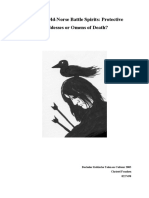 Irish and Old-Norse Battle Spirits: Protective Goddesses or Omens of Death?