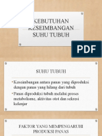 Keseimbangan Suhu Tubuh