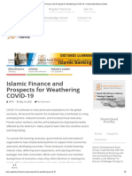 Islamic Finance and Prospects For Weathering COVID-19 - Islamic Microfinance News