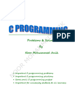 C Programming Problems & Solution by Noor Mohammed Anik PDF