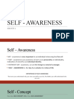 Self - Awareness: Group 2
