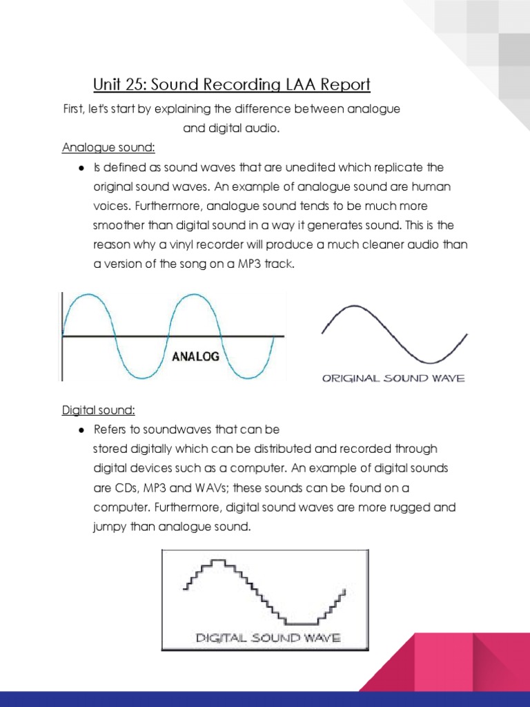 Understanding Sound Recording Basics | PDF | Microphone | Data Compression